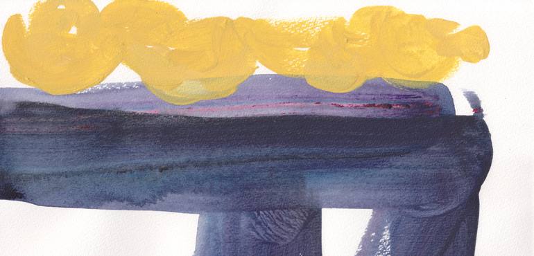 Original Abstract Expressionism Abstract Drawing by Lily Bonnes