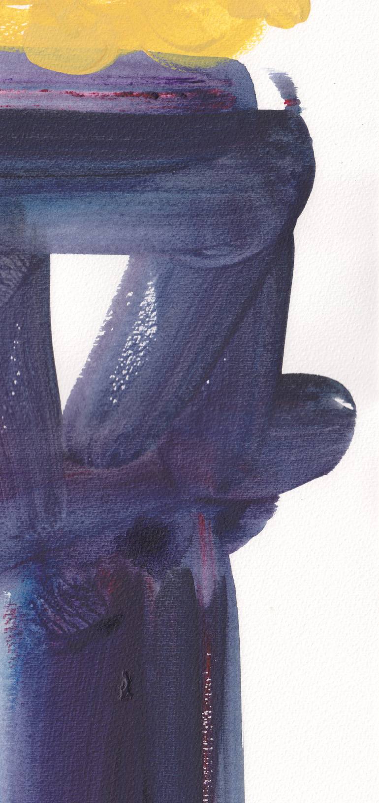 Original Abstract Expressionism Abstract Drawing by Lily Bonnes