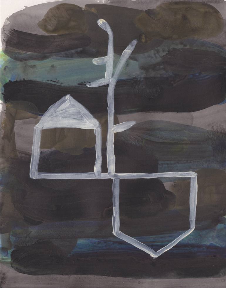 Print of Abstract Expressionism Abstract Paintings by Heike Kürzel