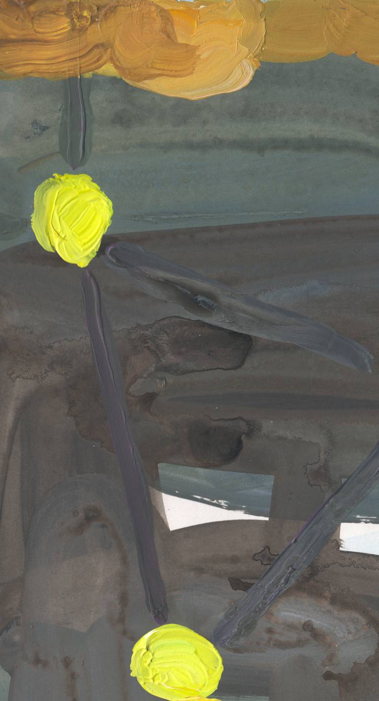 Original Abstract Expressionism Abstract Painting by Heike Kürzel