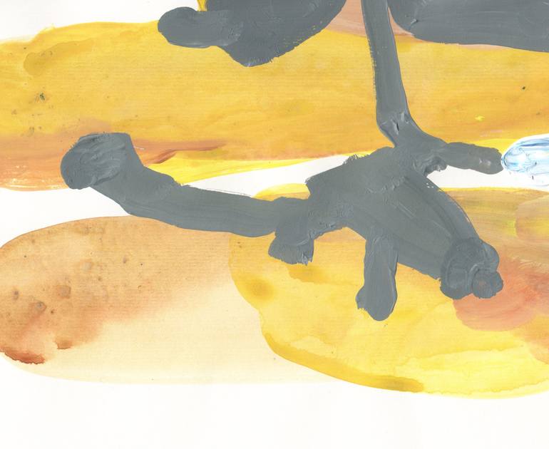 Original Abstract Expressionism Abstract Painting by Lily Bonnes