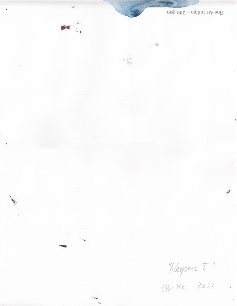Original Abstract Expressionism Abstract Painting by Lily Bonnes
