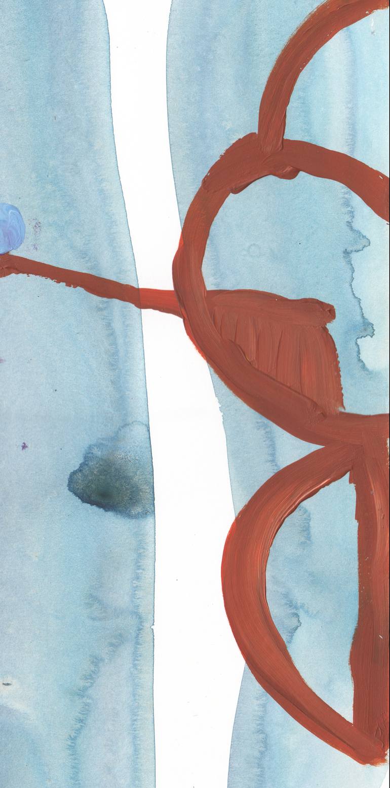 Original Abstract Expressionism Abstract Painting by Lily Bonnes