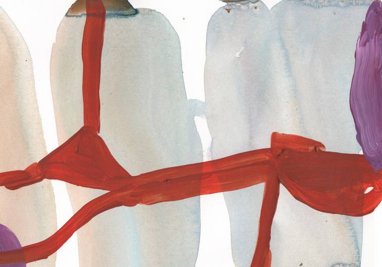 Original Abstract Expressionism Abstract Painting by Heike Kürzel