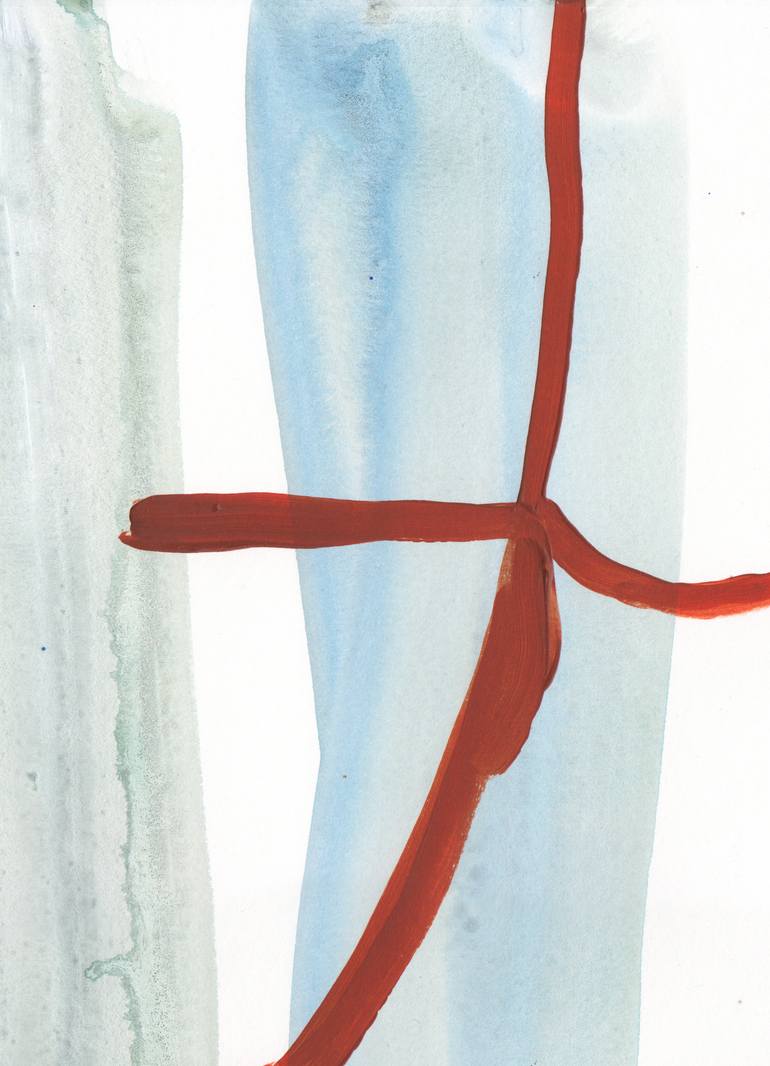 Original Abstract Expressionism Abstract Painting by Lily Bonnes