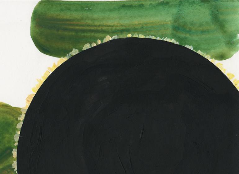 Original Abstract Expressionism Abstract Painting by Lily Bonnes