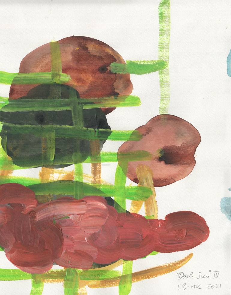 Original Abstract Expressionism Abstract Painting by Lily Bonnes