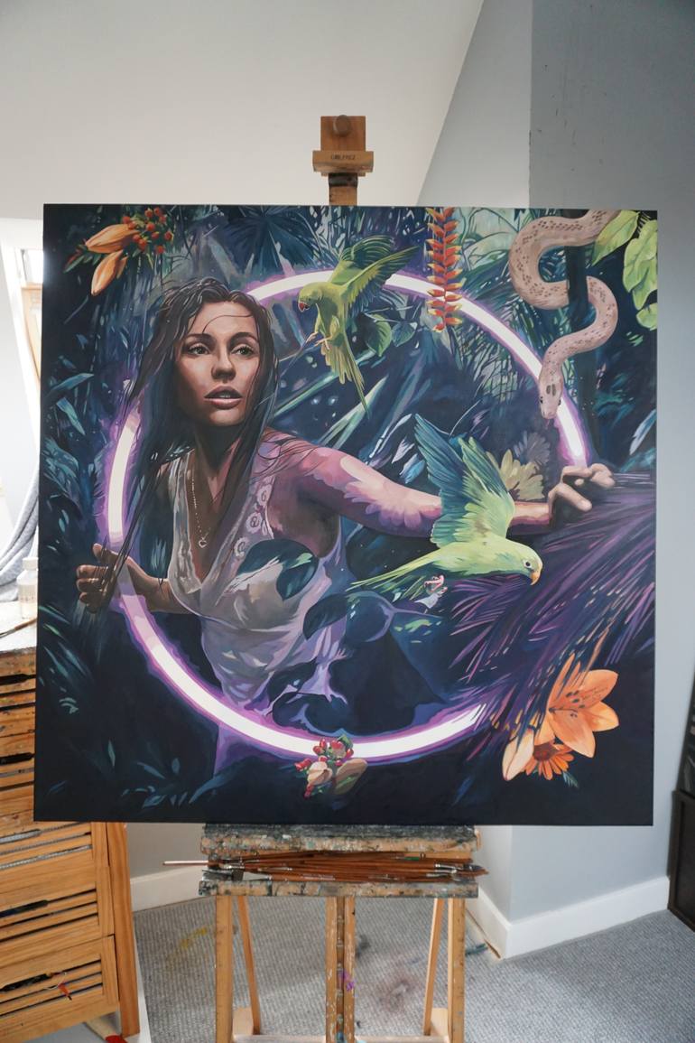Original Other People Painting by Janusz Orzechowski