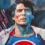 PEPSIMAN is painting from the pop-art series famous people with street art form.