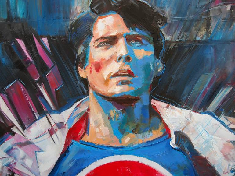 Original Figurative Pop Culture/Celebrity Painting by Janusz Orzechowski