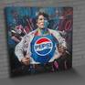 PEPSIMAN is painting from the pop-art series famous people with street art form.