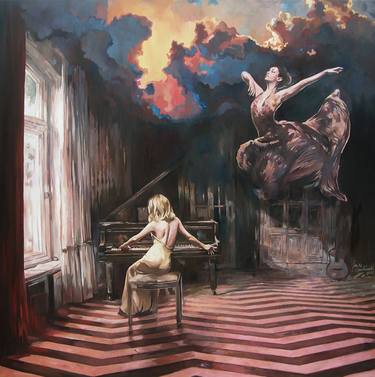 Original Music Paintings by Janusz Orzechowski