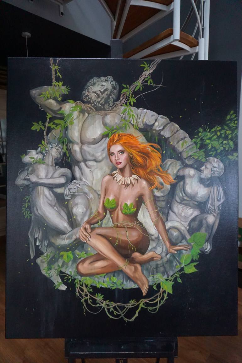 Original Pop Art Pop Culture/Celebrity Painting by Janusz Orzechowski