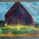 Admiring Wolf Kahn Maroon Barn by Cheryl Johnson