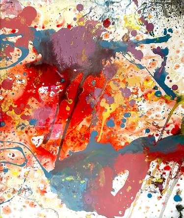Print of Abstract Expressionism Abstract Mixed Media by Cheryl Johnson