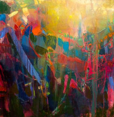 Original Abstract Expressionism Landscape Paintings by Cheryl Johnson