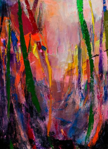 Print of Impressionism Abstract Paintings by Cheryl Johnson