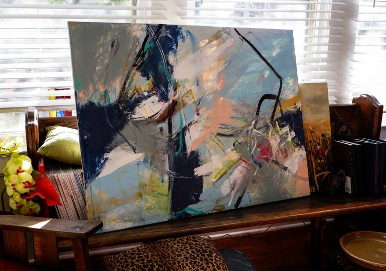 Original Abstract Expressionism Abstract Painting by Cheryl Johnson