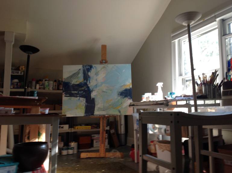 Original Abstract Expressionism Abstract Painting by Cheryl Johnson