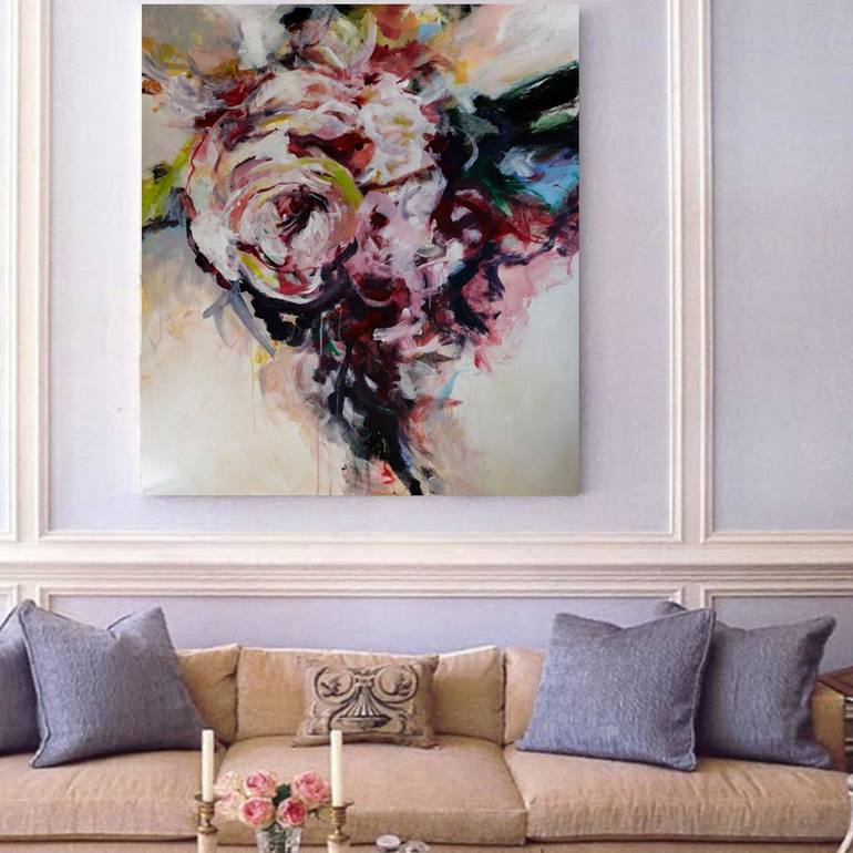 Original Floral Painting by Cheryl Johnson