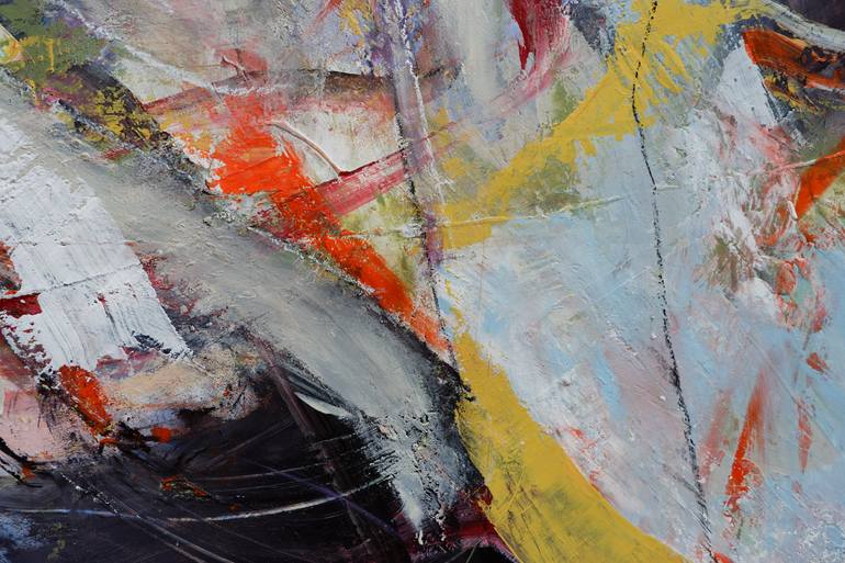 Original Abstract Expressionism People Painting by Cheryl Johnson