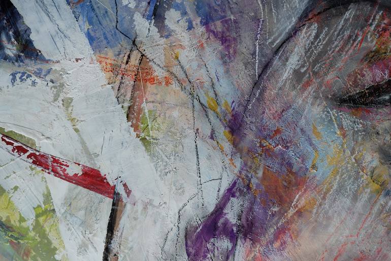 Original Abstract Expressionism People Painting by Cheryl Johnson