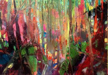 Original Abstract Expressionism Landscape Paintings by Cheryl Johnson