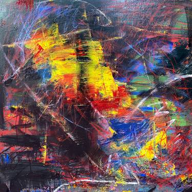 Original Abstract Expressionism Abstract Paintings by Cheryl Johnson