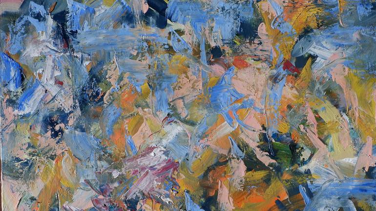 Original Abstract Expressionism Abstract Painting by Cheryl Johnson