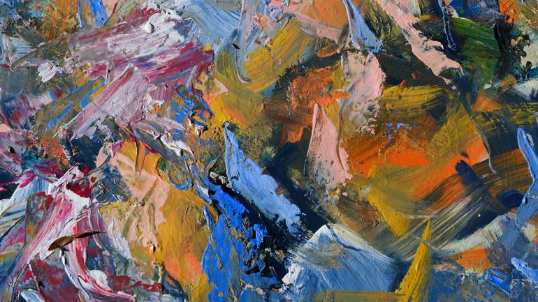 Original Abstract Expressionism Abstract Painting by Cheryl Johnson