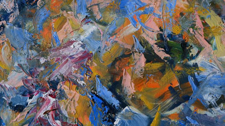 Original Abstract Expressionism Abstract Painting by Cheryl Johnson