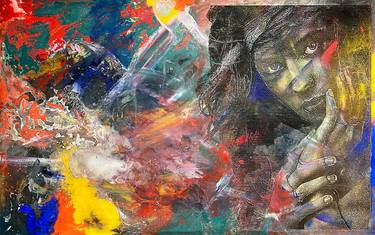 Saatchi Art Artist Cheryl Johnson; Paintings, “Angel  No 2022013” #art