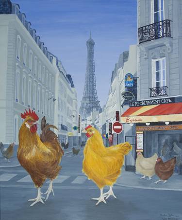 Saatchi Art Artist Nicolene Botha; Paintings, “Les Parisiens” #art