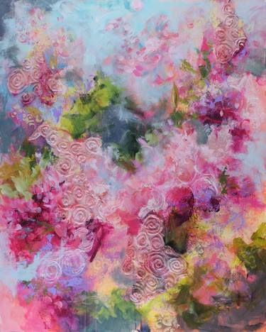 Print of Abstract Expressionism Garden Mixed Media by Jane Johnson