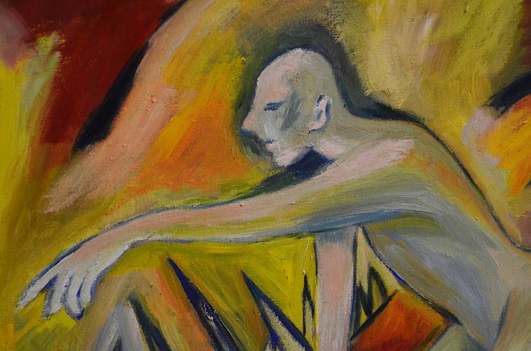 Original Figurative Love Painting by Yirang Kim