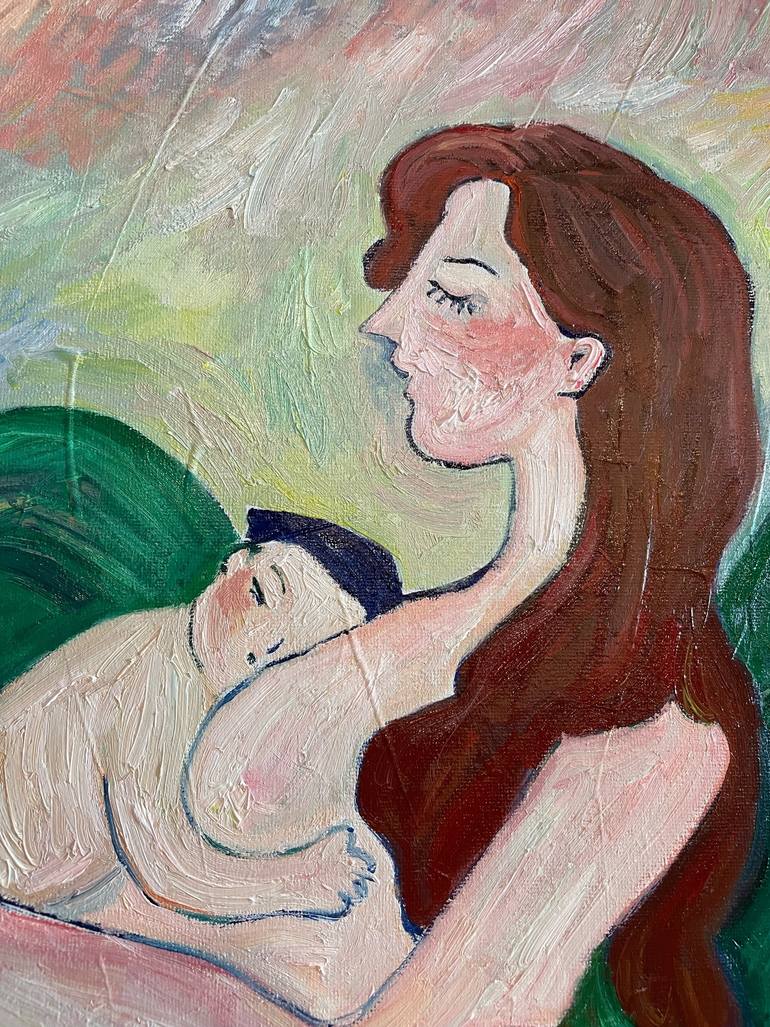 Original Figurative Children Painting by Yirang Kim