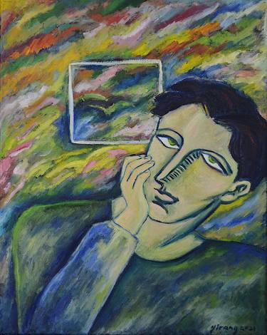 Original Expressionism Portrait Paintings by Yirang Kim