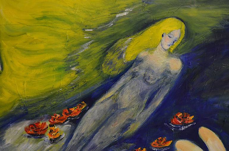 Original Expressionism Women Painting by Yirang Kim