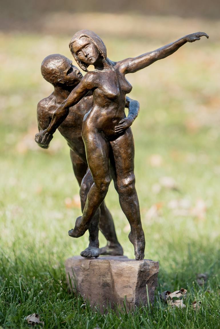 Original Figurative Love Sculpture by Virginia Sena