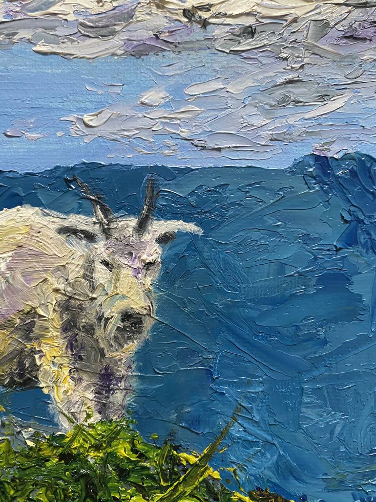 Original Impressionism Animal Painting by Virginia Sena