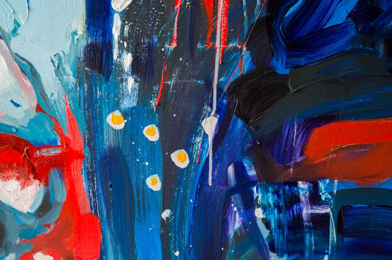 Original Abstract Expressionism Abstract Painting by Yana Kuneva