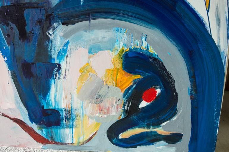Original Abstract Expressionism Abstract Painting by Yana Kuneva