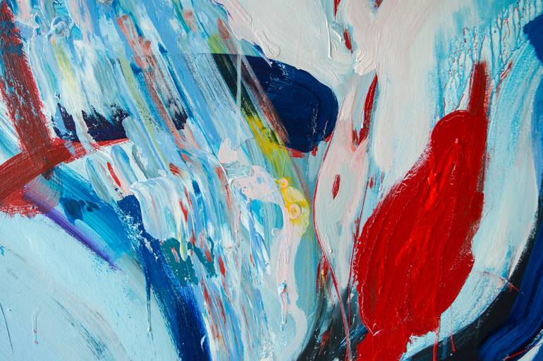 Original Abstract Expressionism Abstract Painting by Yana Kuneva