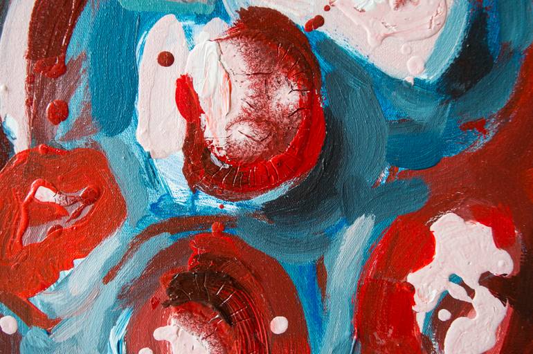 Original Abstract Expressionism Abstract Painting by Yana Kuneva