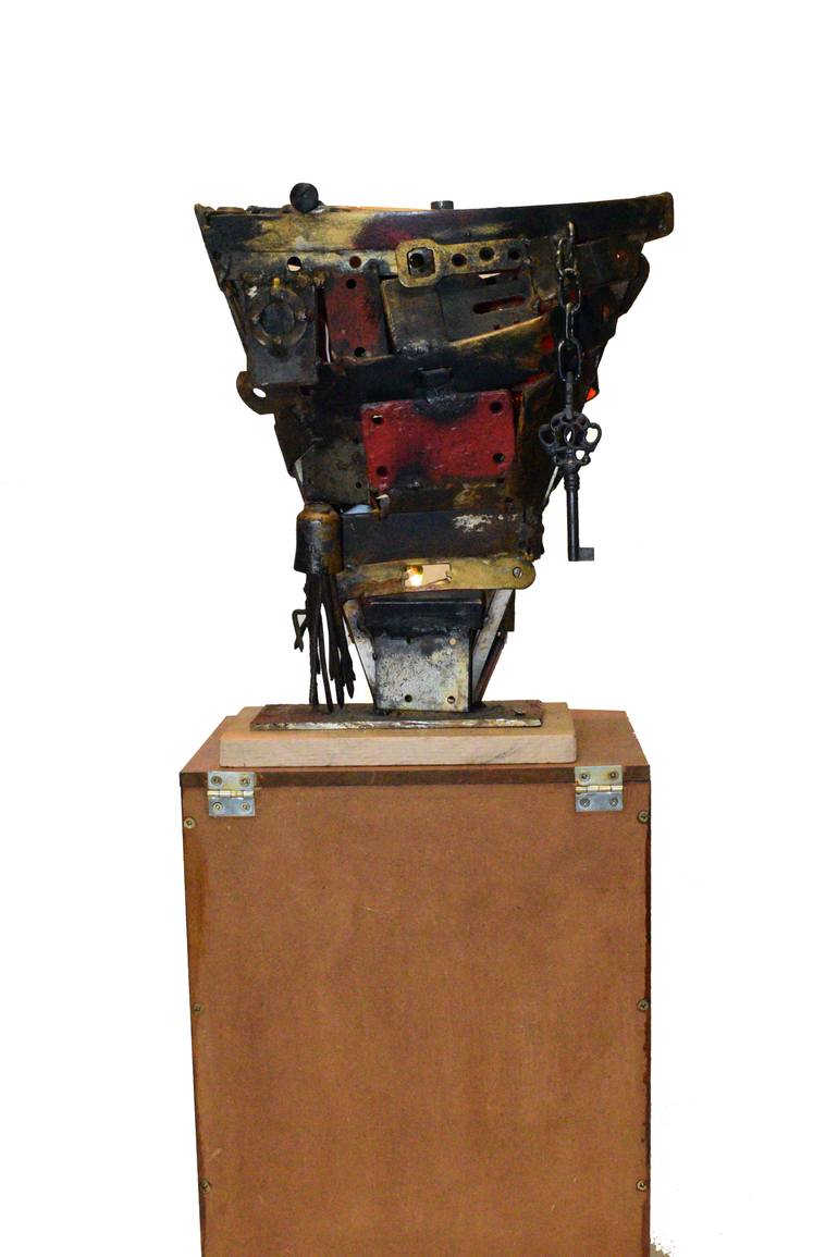 Original Abstract Boat Sculpture by Darko OmčIkus