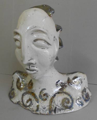 Original Figurative Women Sculpture by Maria Sabetti