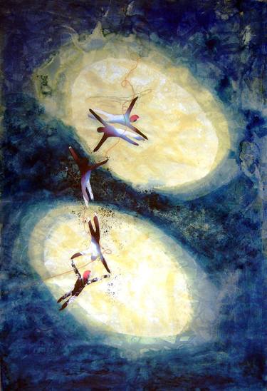 Original Aerial Paintings by Atikin Atikin