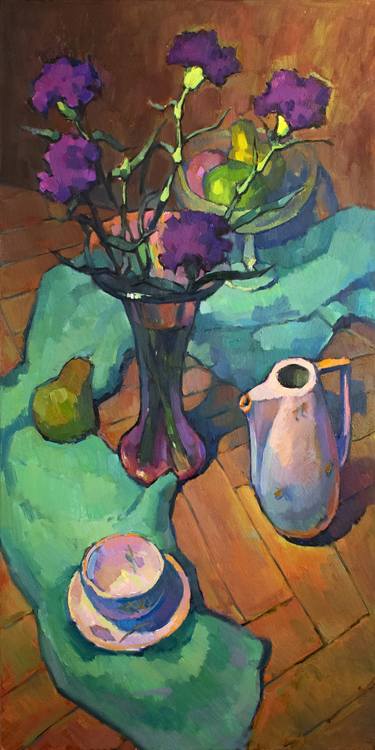 Original Expressionism Still Life Paintings by Vera Bondare