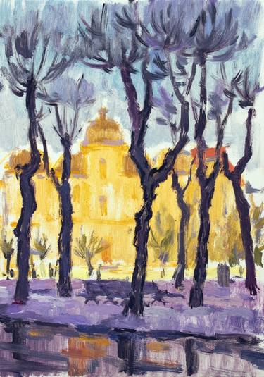 Original Expressionism Landscape Paintings by Vera Bondare