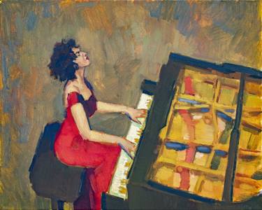 Original Expressionism People Paintings by Vera Bondare